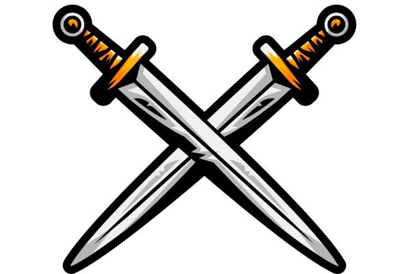 Two swords in x form